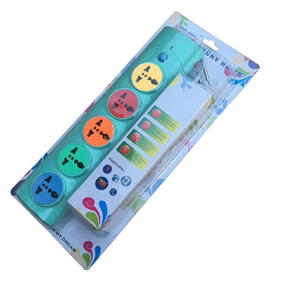 Multi outlet Universal Type Extension Socket With On/Off Switch