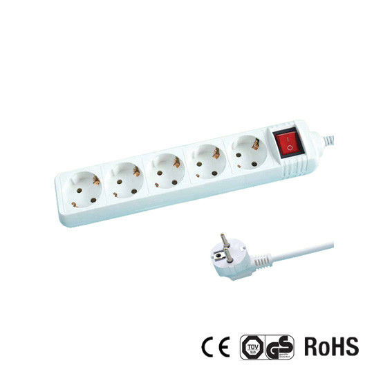Germany Type Extension Socket With 1.5m Wire, With Switch CE/GS Certificate