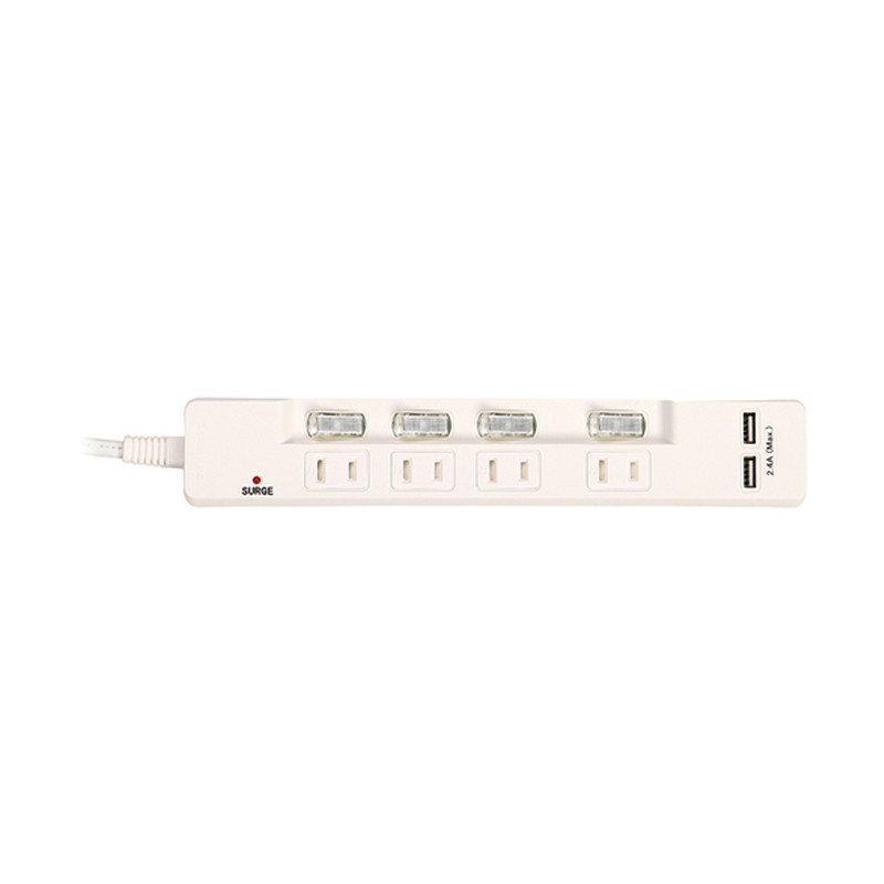 6 outlet Japan Type Extension Socket With On/Off Switch